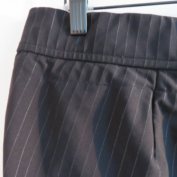 RAFFAELLO ROSSI Candy Pants in Black Pinstripe Travel Lounge Athleisure Sz 14 - Picture 12 of 14